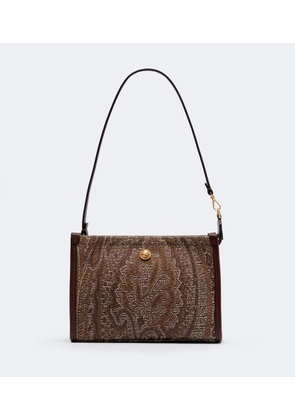 Etro Arnica Small coated canvas top handle bag