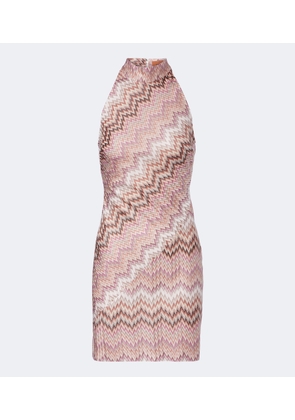 Missoni Zig Zag lame minidress