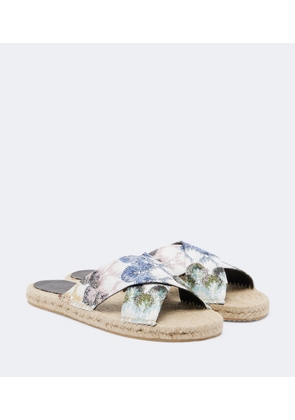 Missoni Harlow lame espadrille sandals