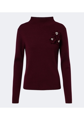 Jardin des Orangers Embellished wool and cashmere sweater