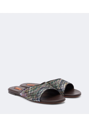 Missoni Liza lame mules