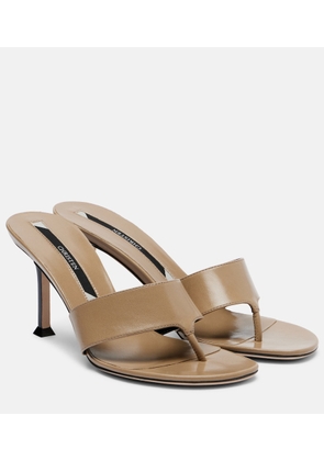 Christen Helix leather thong sandals