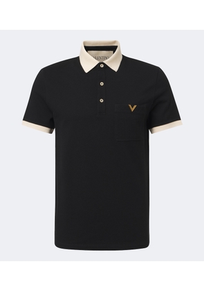 Valentino VLogo cotton pique polo shirt
