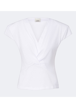Isabel Marant Nadrine cotton jersey top