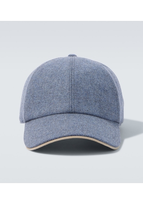 Eleventy Wool, silk, and cashmere baseball cap