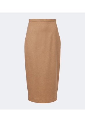 Max Mara Camel hair midi skirt