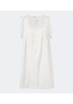 Doen Nessie broderie anglaise cotton minidress