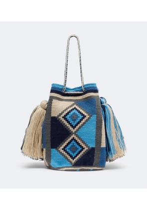JW Anderson La Mochia Wayuu woven bucket bag