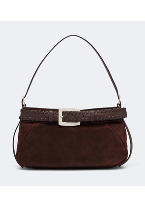 Staud Brooklyn Small suede shoulder bag