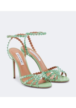 Aquazzura Tequila embellished leather sandals
