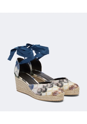 Missoni Eva lame espadrille wedges
