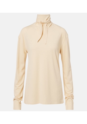 Lemaire Cotton jersey turtleneck top