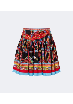 Dolce&Gabbana Caretto cotton miniskirt