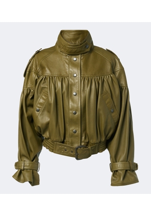 Chloe Cropped leather jacket