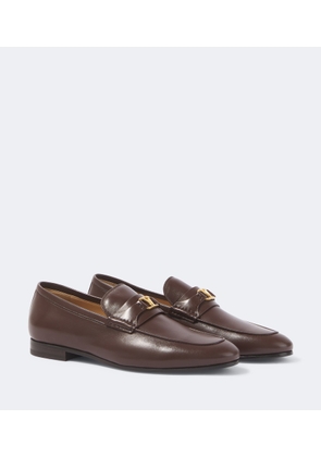 Valentino Garavani VLogo leather penny loafers
