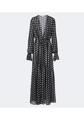 Alexandra Miro Clementine polka-dot maxi dress