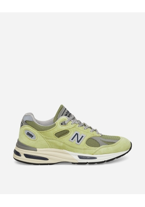 Made in UK 991v2 Sneakers Green Banana / Moss / Moon Mist