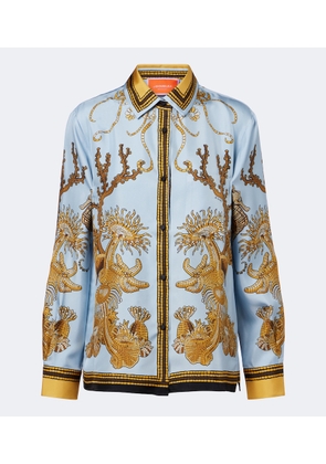 La DoubleJ Boy printed silk satin shirt