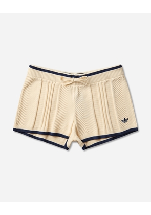 Women s Cable Knit Shorts Warm Vanilla