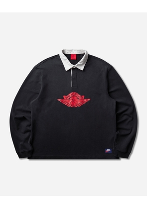 Men s Jordan Flight Essentials Rugby Top Black