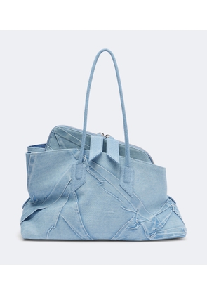 The Attico La Passeggiata Medium denim tote bag