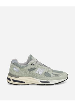 Made in UK 991v2 Sneakers Sea Grass / Silver