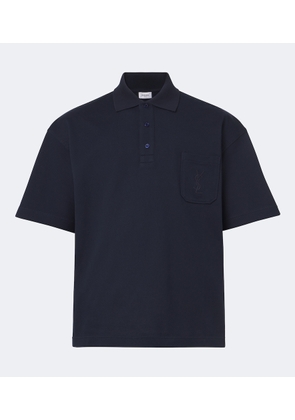 Saint Laurent Cassandre cotton polo shirt