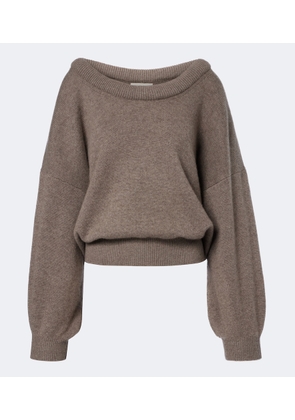 Lisa Yang Doria off-shoulder cashmere sweater