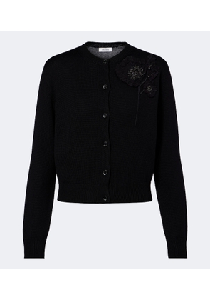 Erdem Beaded wool cardigan