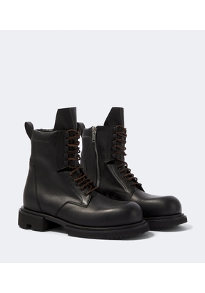 Rick Owens Army Gabe leather combat boots