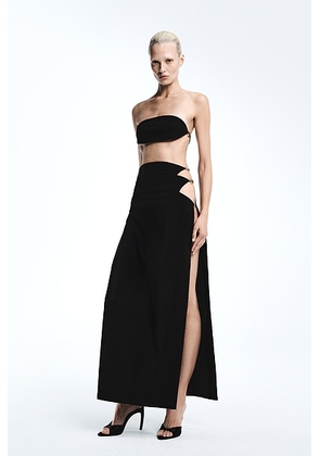 REVOLVE LOS ANGELES Elettra Crop Top in Black - Black. Size XXS (also in XS, S, M, L, XL).