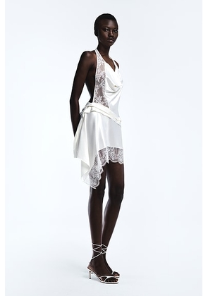 REVOLVE LOS ANGELES Gaspard Mini Dress in Ivory - Ivory. Size L (also in M, S, XL, XS, XXS).