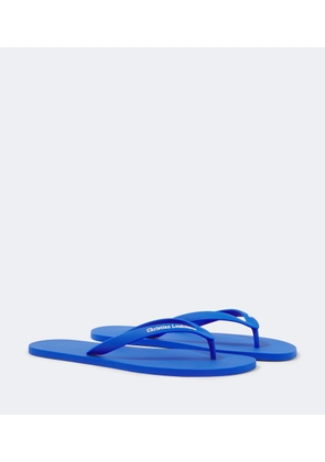 Christian Louboutin Logo thong sandals