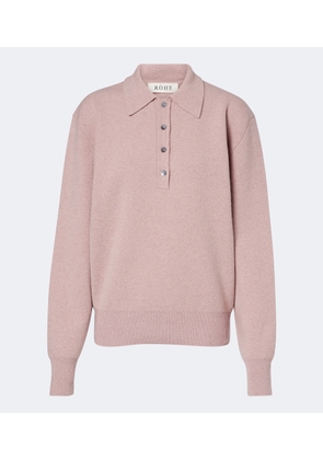 Rohe Knitted wool-blend polo sweater