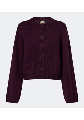Jardin des Orangers Virgin wool and cashmere cardigan