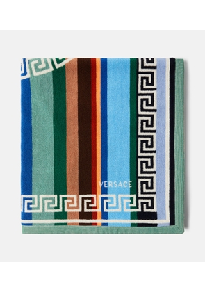 Versace Home Striped cotton terry towel