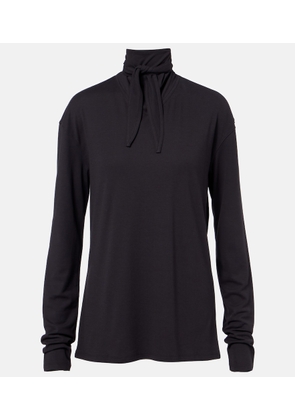 Lemaire Cotton jersey turtleneck top