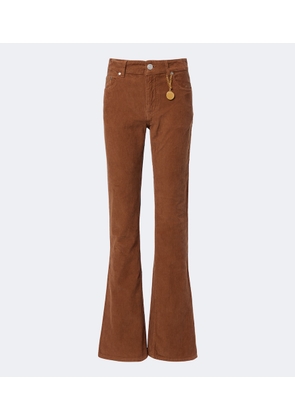 Stella McCartney Cotton corduroy flared pants