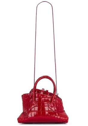 THE ATTICO La Passeggiata Mini Top Handle Bag in Red - Red. Size all.