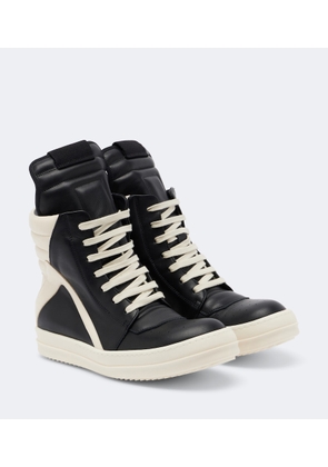 Rick Owens Geobasket leather sneakers