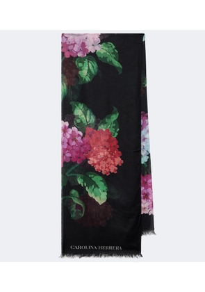 Carolina Herrera Floral scarf