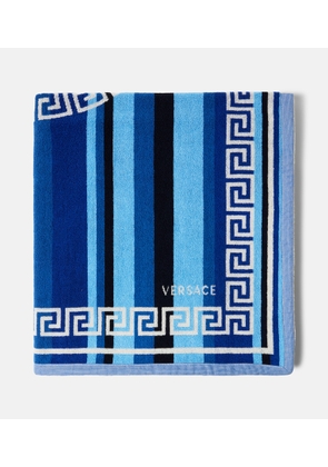 Versace Home Striped cotton terry towel