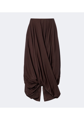 Toteme Cotton-blend jersey maxi skirt
