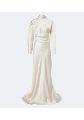 Rohe Bridal draped satin gown
