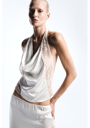 REVOLVE LOS ANGELES Gaspard Top in Ivory - Ivory. Size XS (also in L, M, S, XL, XXS).