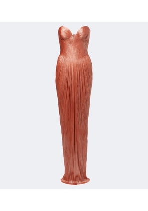 Maria Lucia Hohan Nadira silk bustier gown