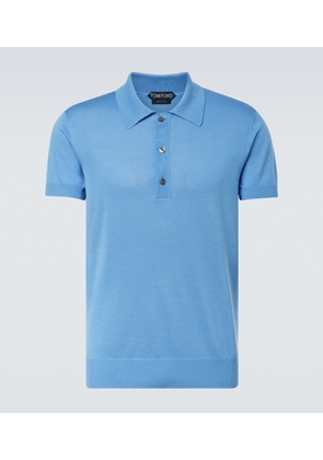 Tom Ford Silk and linen polo sweater
