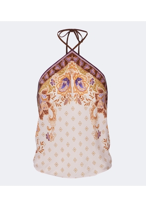 Alexandra Miro Cerys printed halterneck top