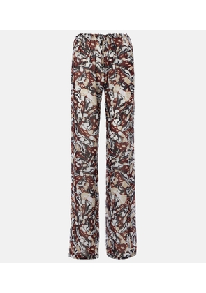 Dries Van Noten Printed straight pants