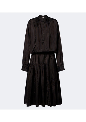 Dries Van Noten Striped midi dress